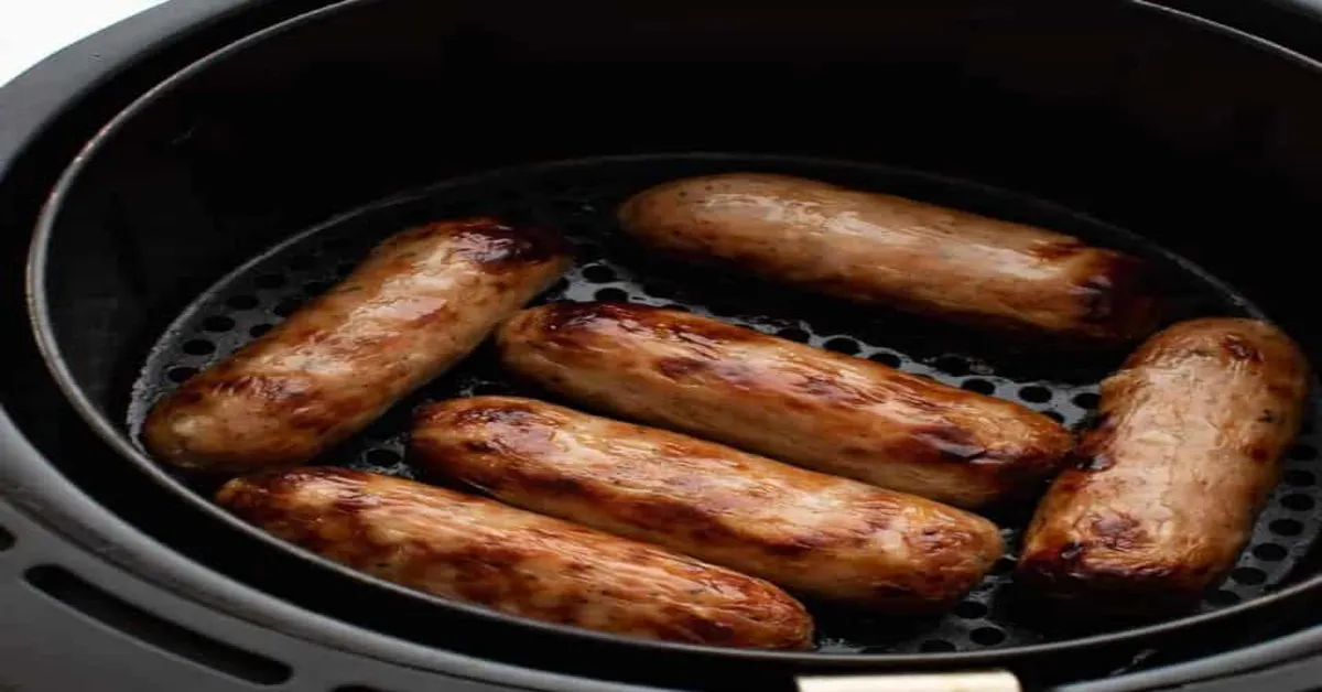 air fryer plant based sausage