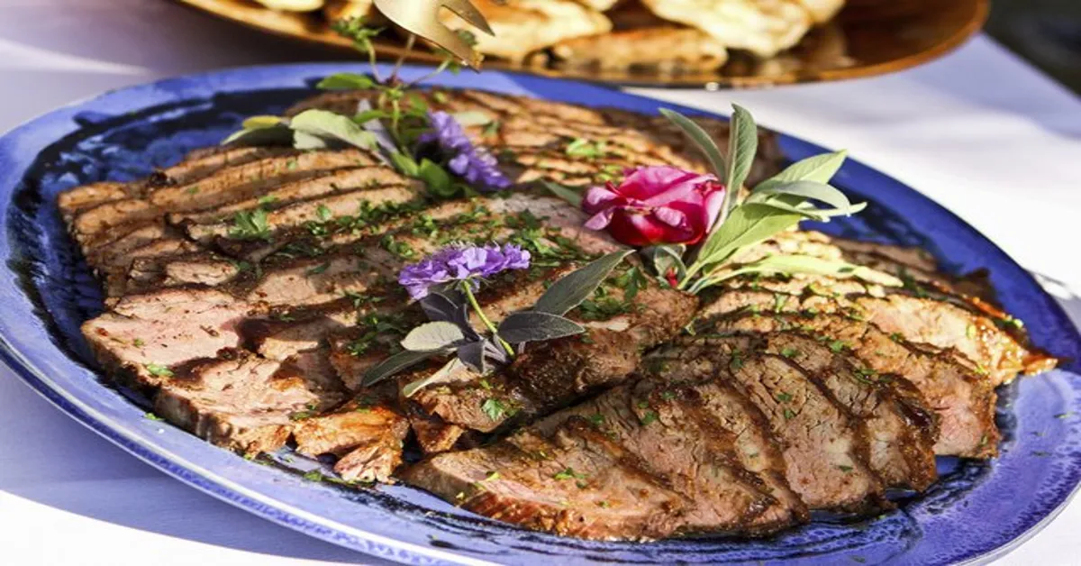 beef loin tri tip steak in oven