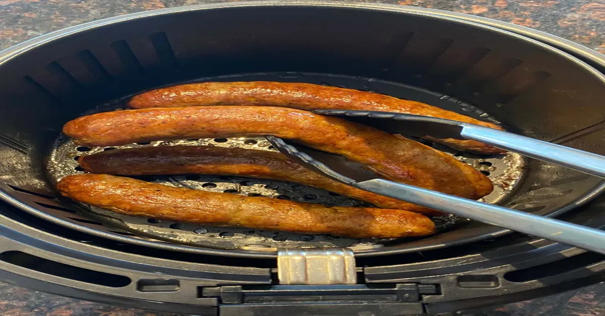 can you cook crumbed sausages in air fryer