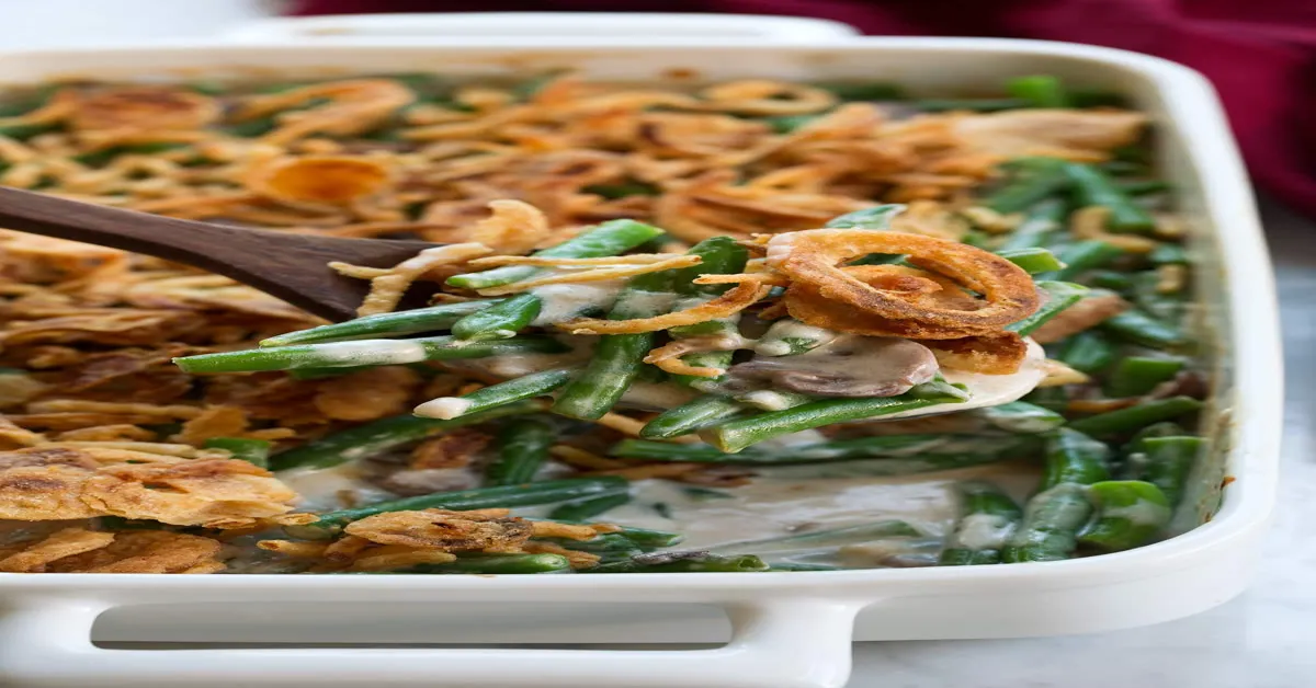 can you cook green bean casserole in toaster oven