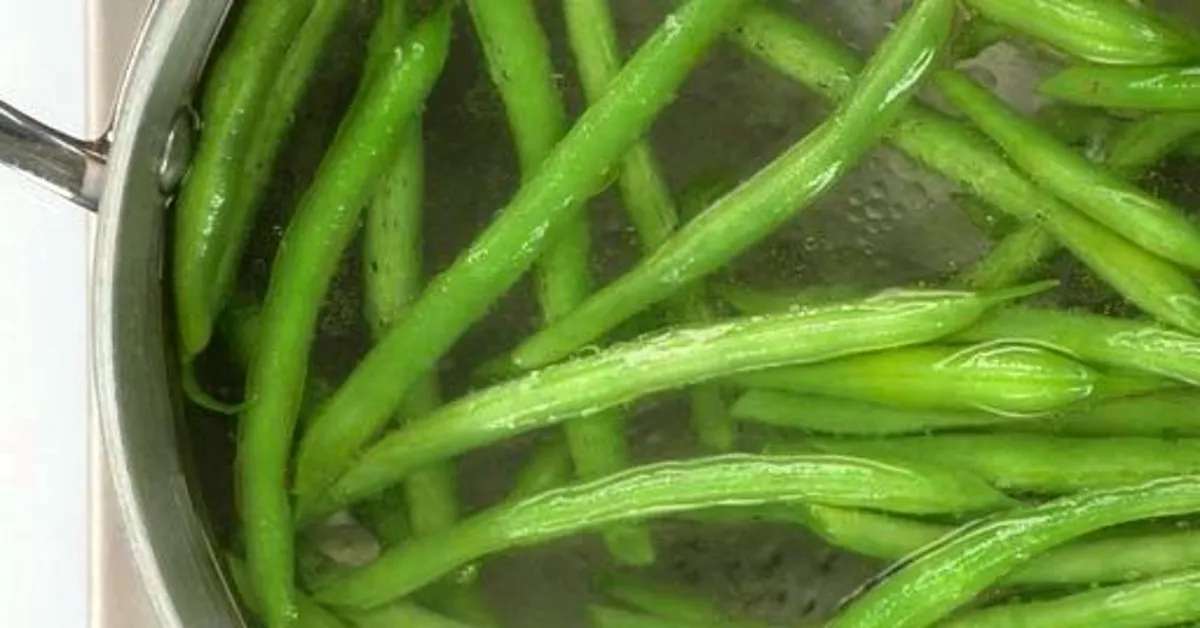 cooking green beans with baking soda