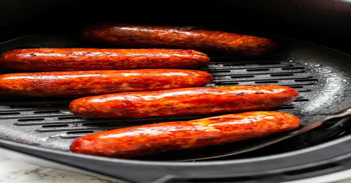 grill sausage in air fryer