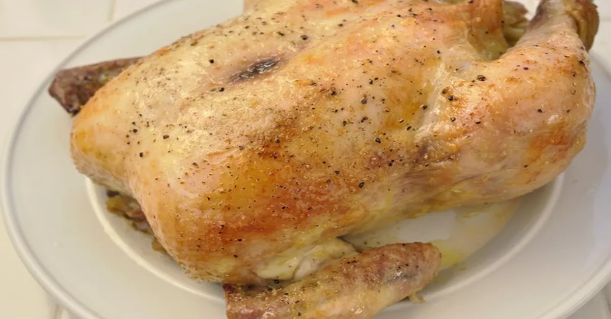 how long to cook whole chicken in oven at 375