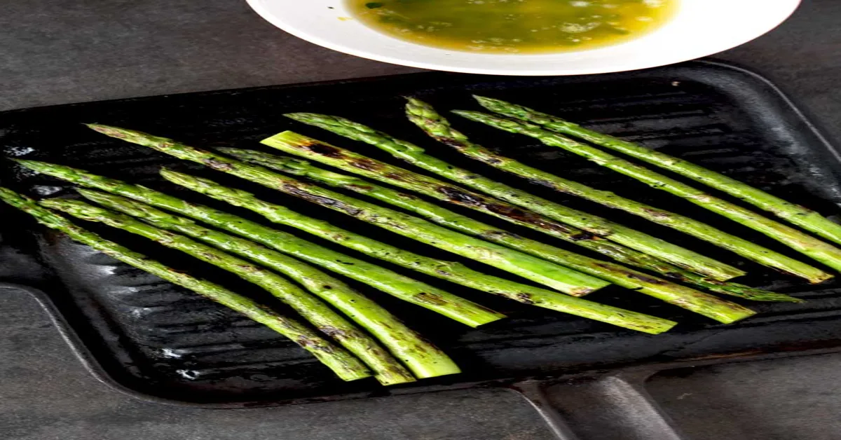 how to cook asparagus in a griddle pan