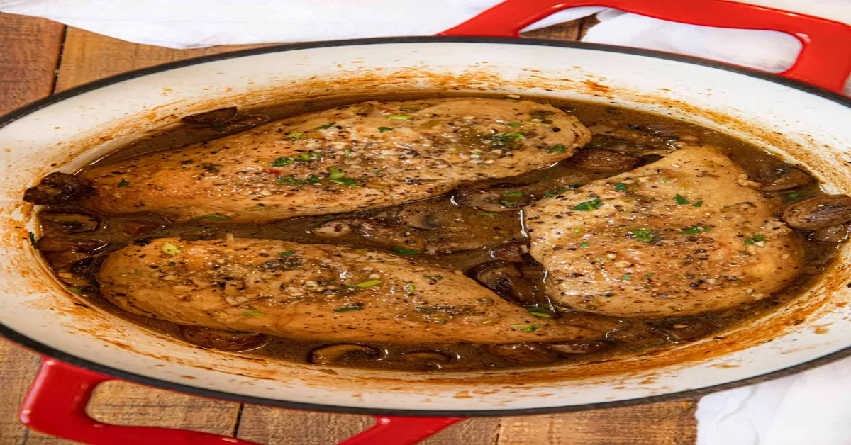 recipe for chicken breast with mushrooms