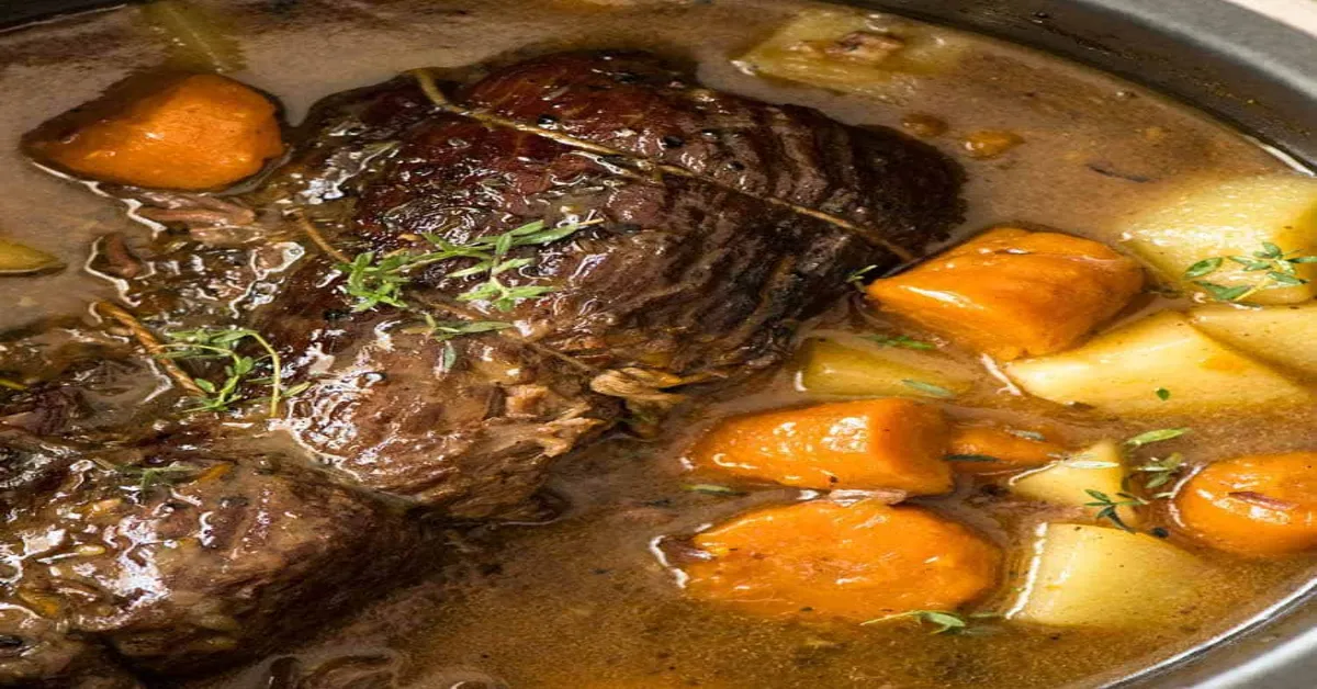 slow cooker roast beef and gravy