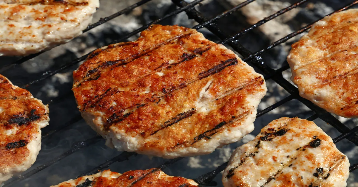 what temp to grill turkey burgers