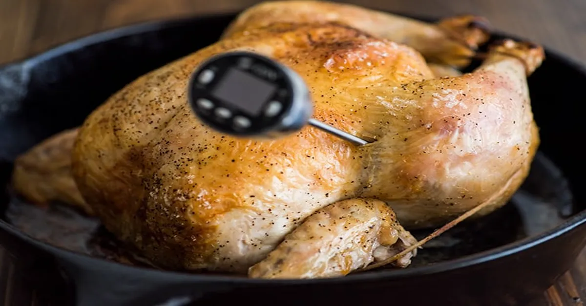what temperature to bake a whole chicken