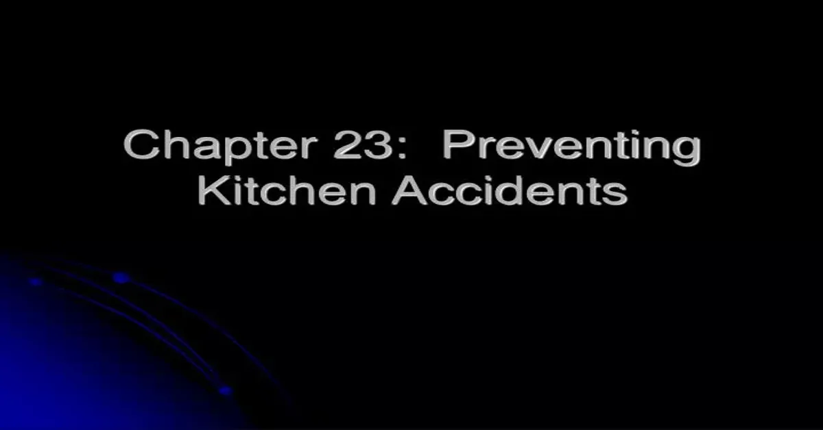 Preventing Kitchen Accidents: A Guide to Cooking Safety