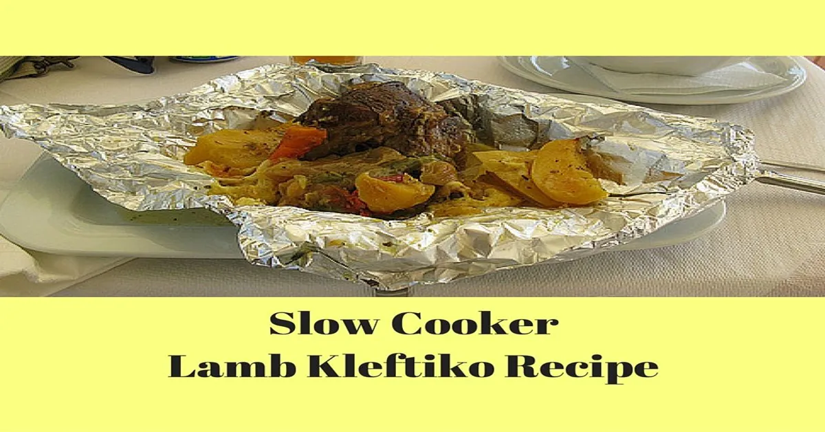 cooking kleftiko in a slow cooker