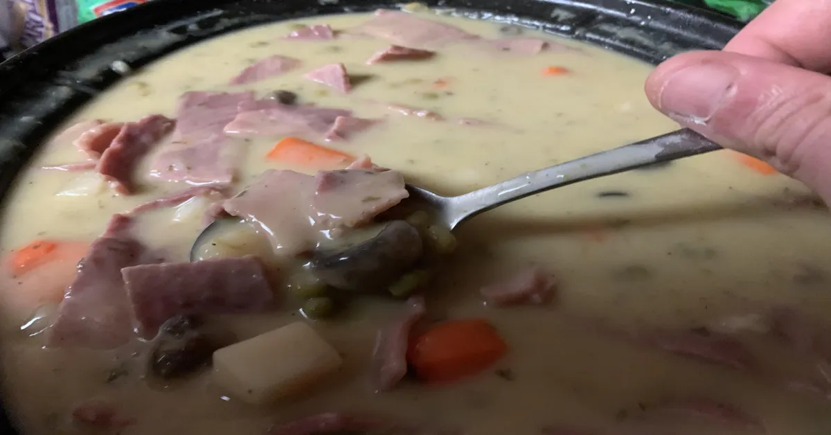 slow cooker ham pot pie